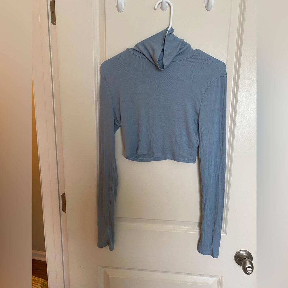 Aritzia cropped turtleneck long sleeve